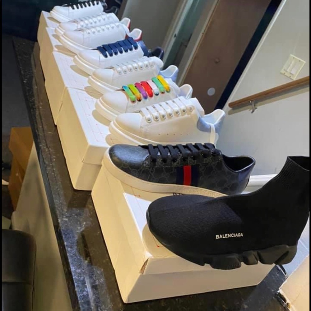 Alexander Mcqueens, Gucci’s , and balenciaga’s